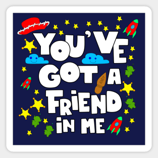 i have friends Sticker